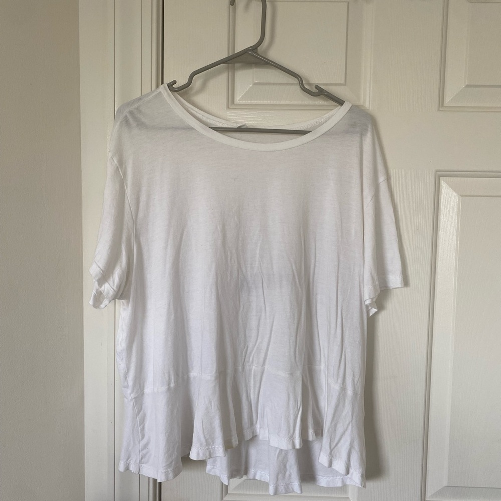 BP White flowy, Short Sleeve Tee